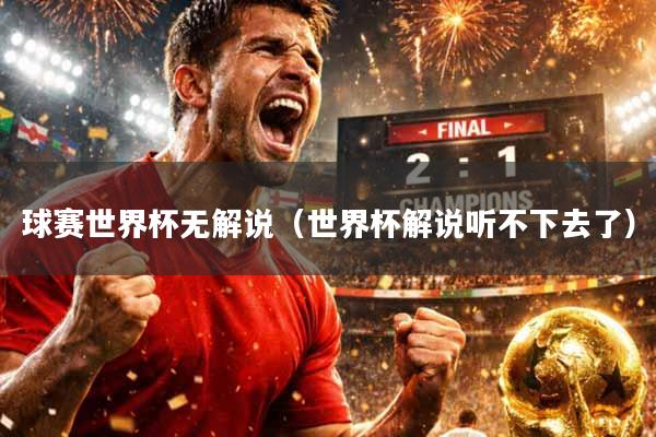 球赛世界杯无解说（世界杯解说听不下去了）