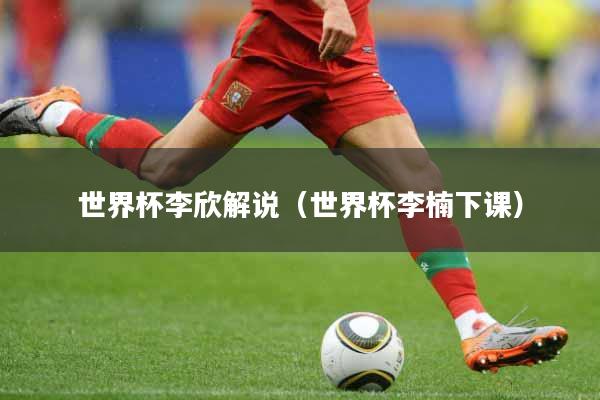 世界杯李欣解说(世界杯李楠下课)