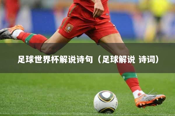 足球世界杯解说诗句（足球解说 诗词）